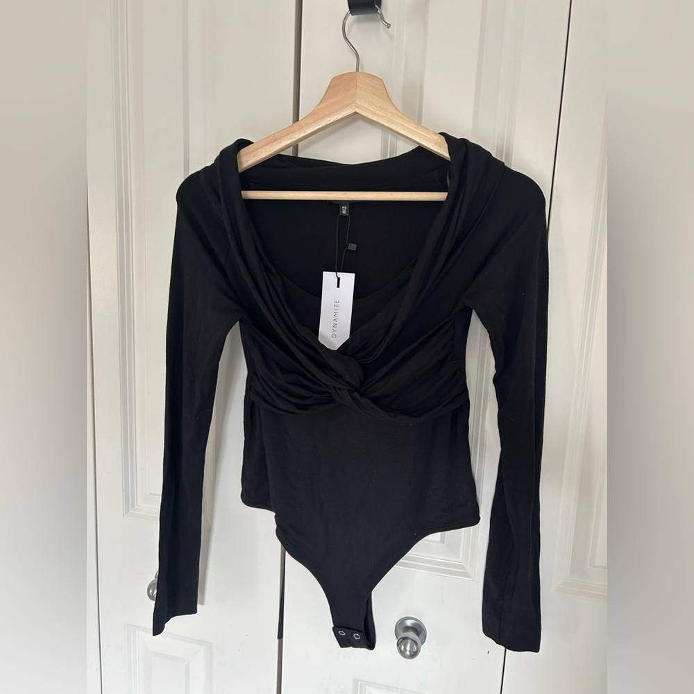 ❤️4 for $25❤️ Black dynamite bodysuit size small